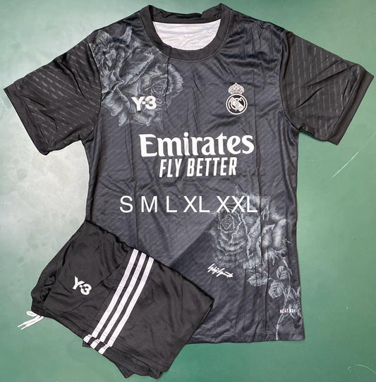 Real Madrid Y3 Black Kit