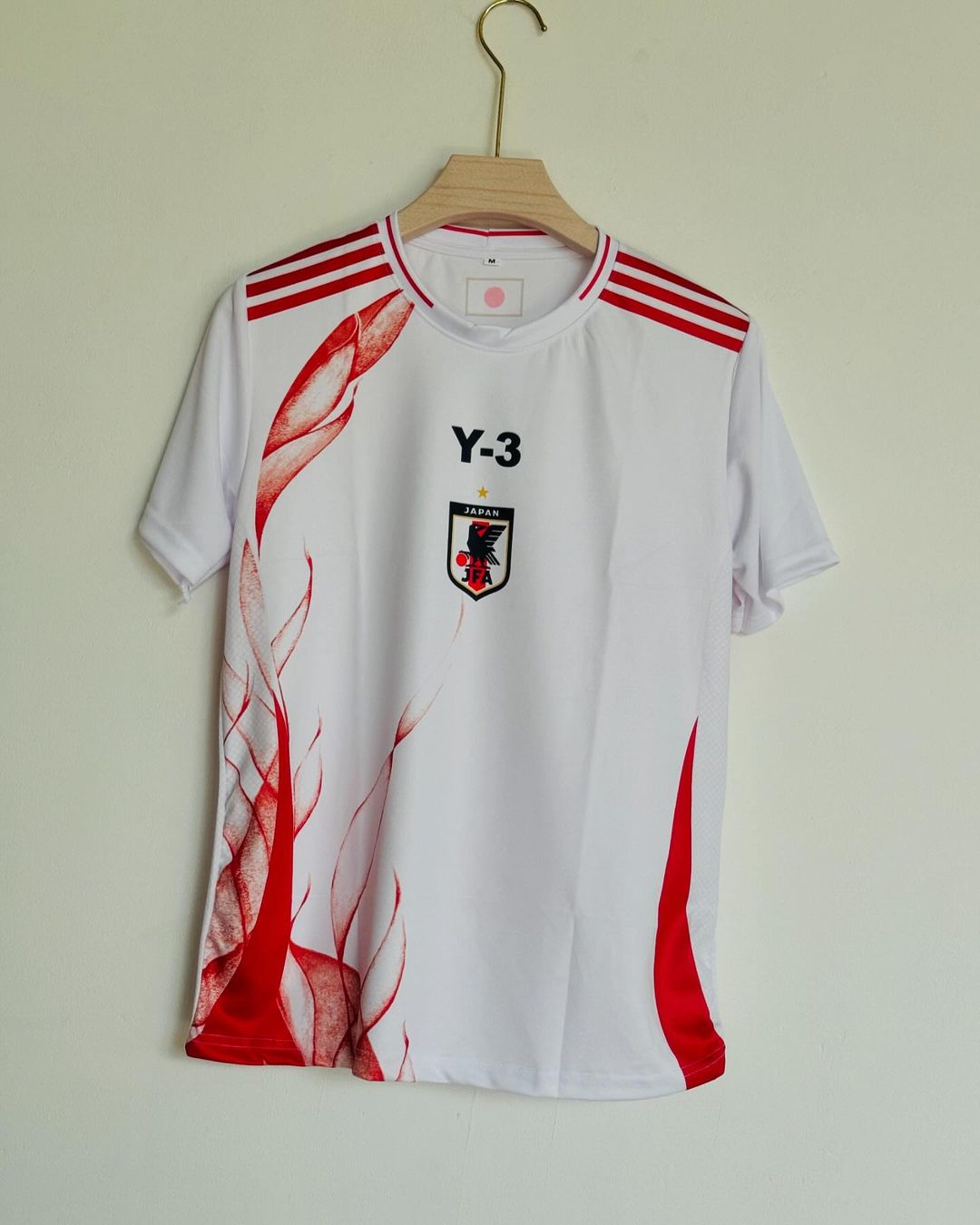 Japan Y3 Red & white Special Edition Jersey