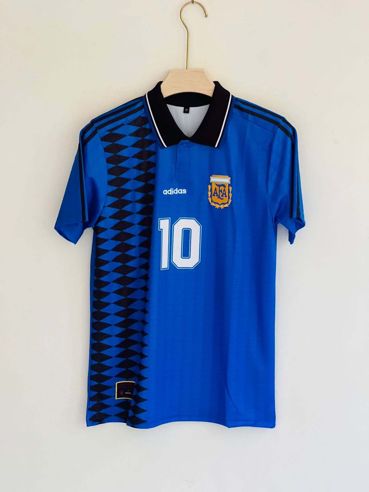 Argentina Messi Retro Embroidery