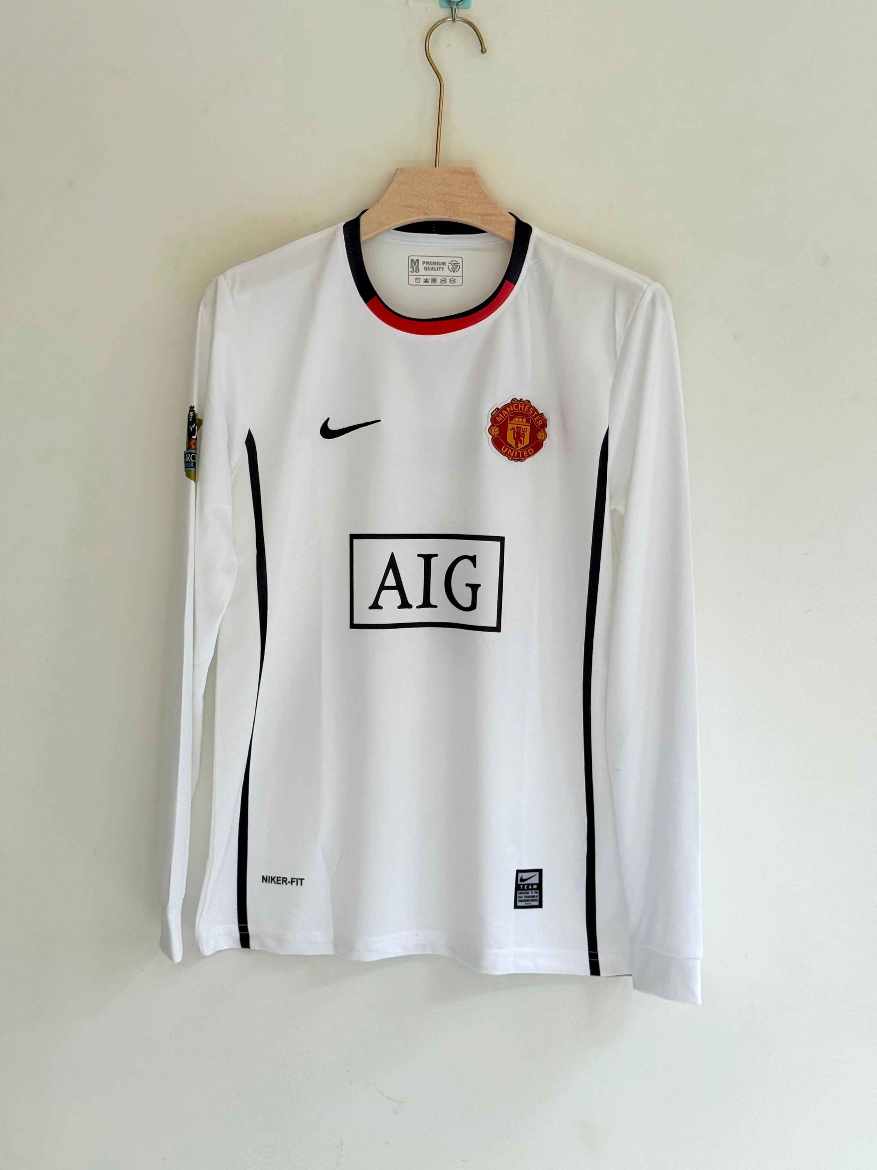 RONALDO UNITED FULL SLEEV EMBROIDERY WHITE