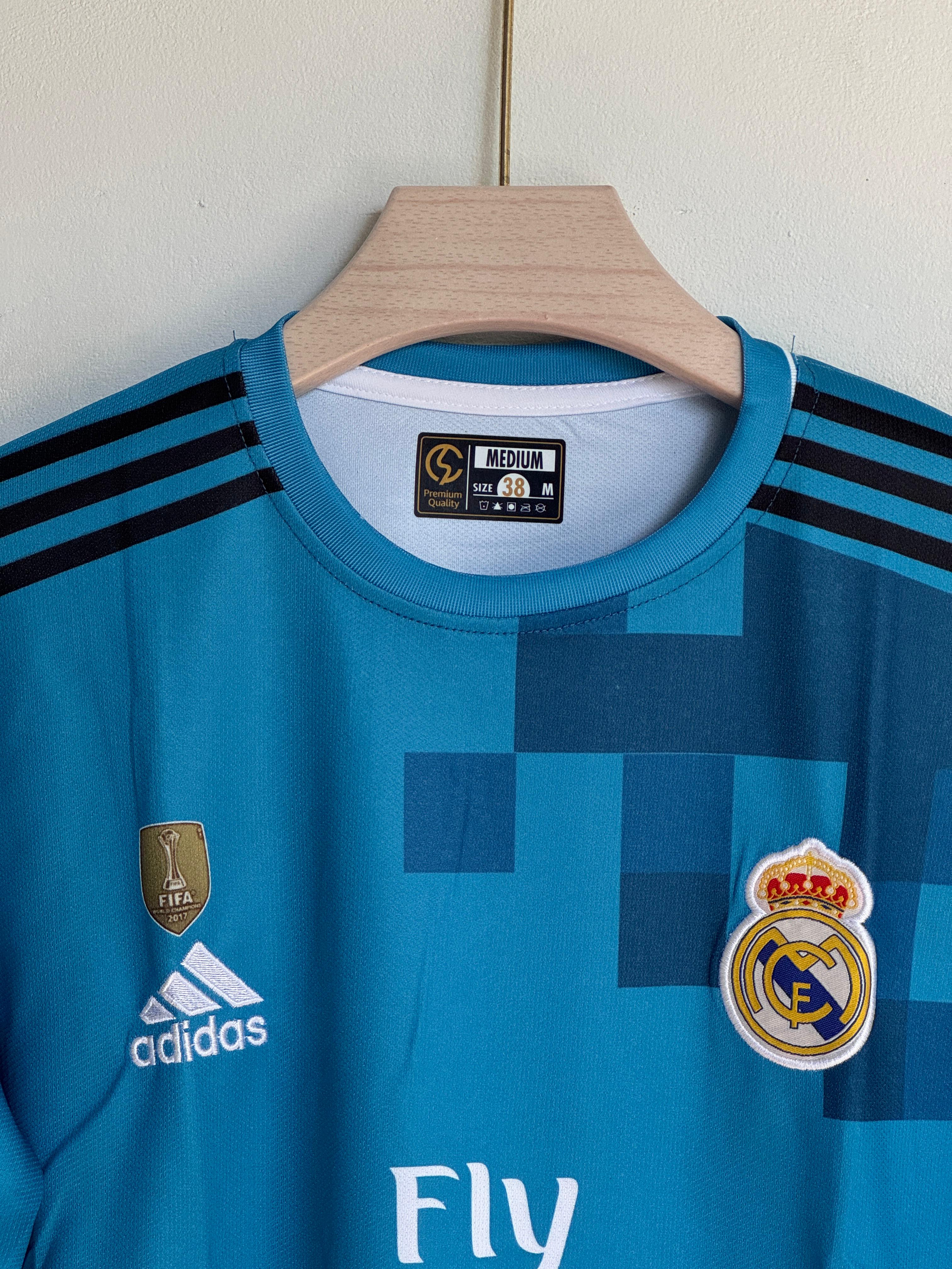 Real Madrid 2017-18 third full sleeve Embroidery RONALDO (PREMIUM QUALITY)