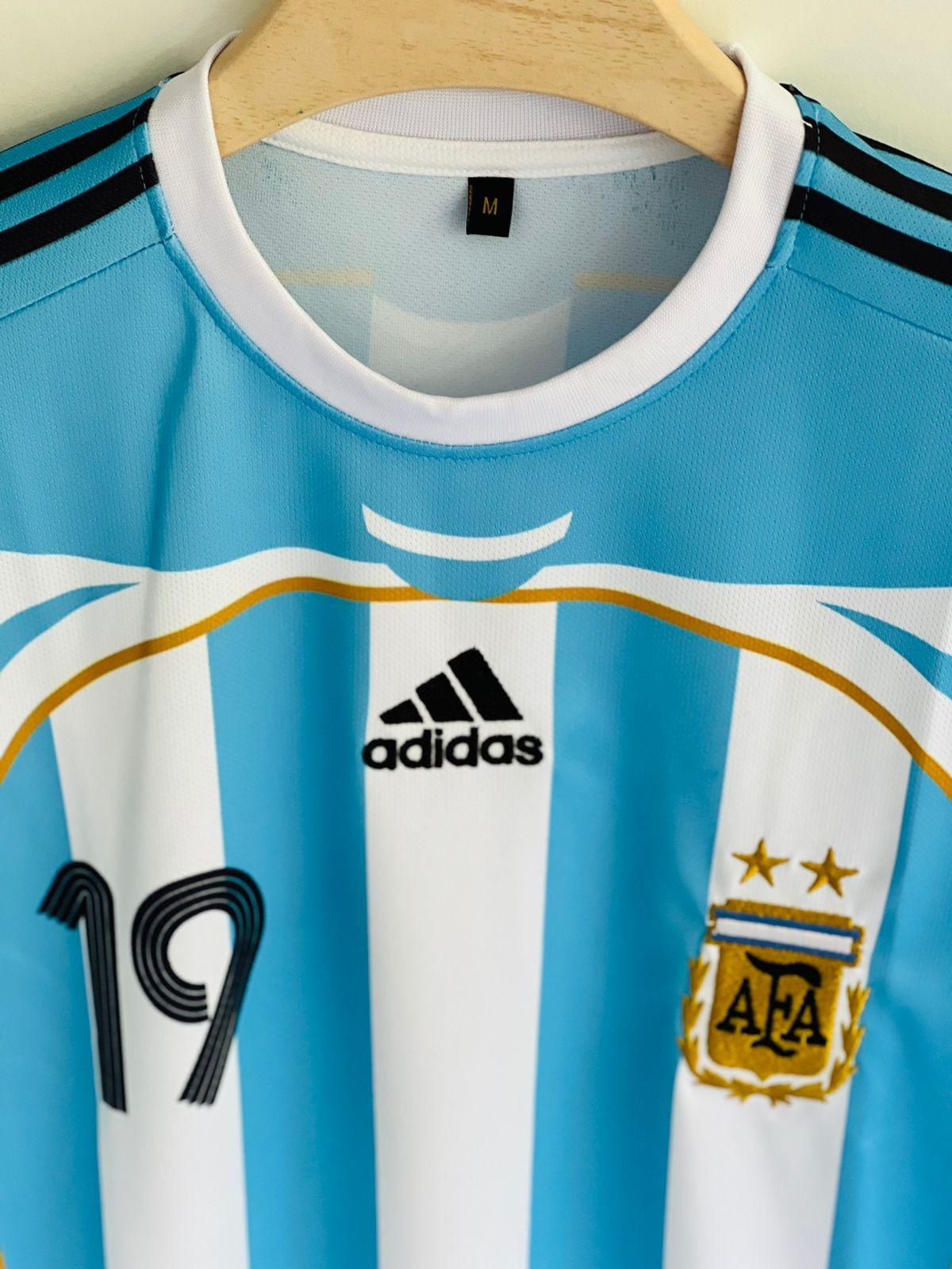 Argentina Messi Full sleeve embroidery[[[A001]]](("FSRNE")) - Jerseywala.in