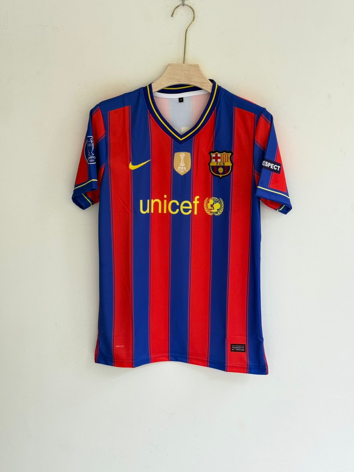 FC Barcelona Messi Retro Embroidery