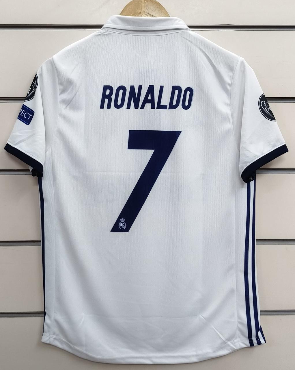 Real Madrid 2016-17 Home Half sleeve Embroidery (RONALDO)