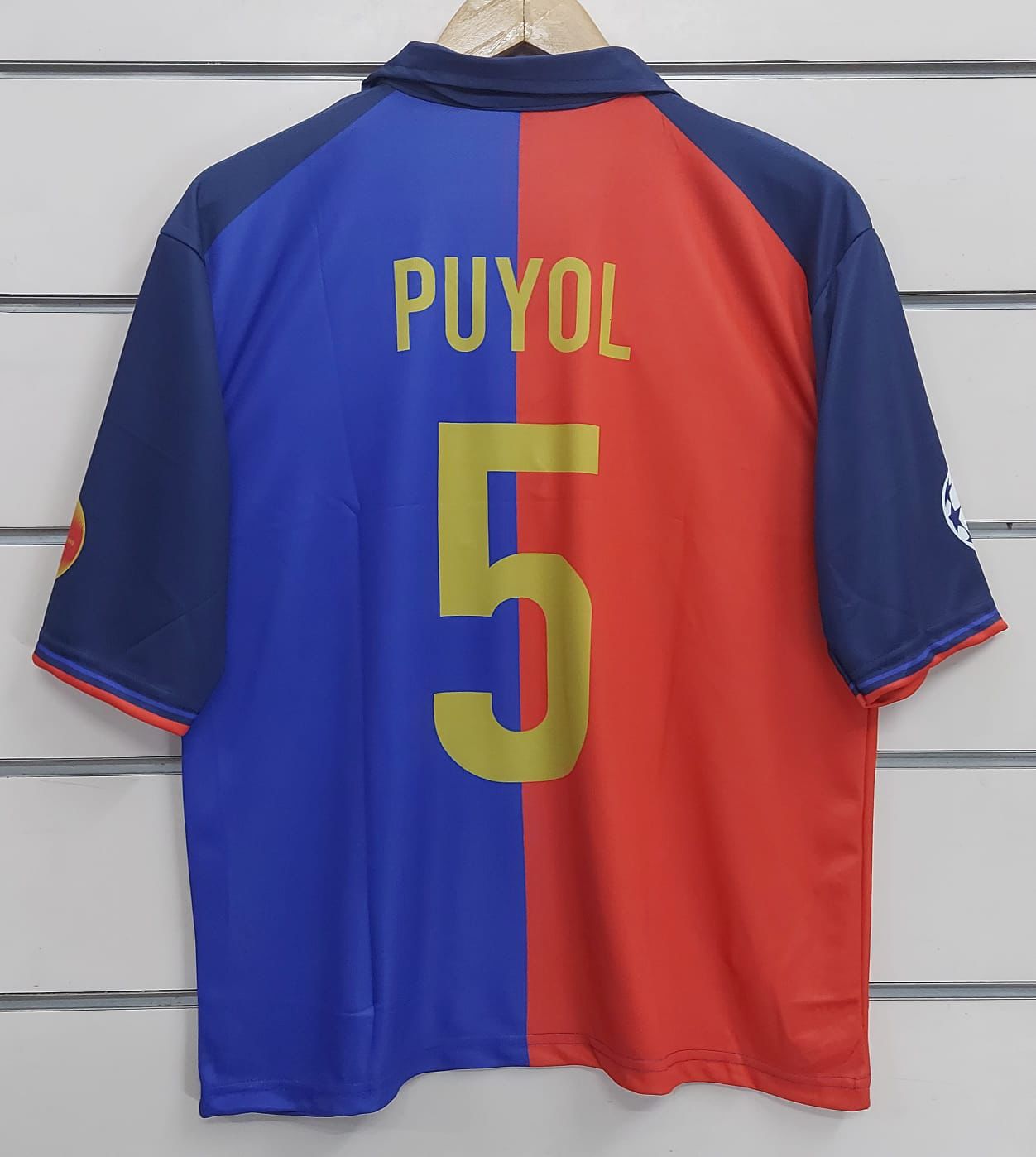 FC Barcelona 1999-2000 Puyol half sleeve Sublimation