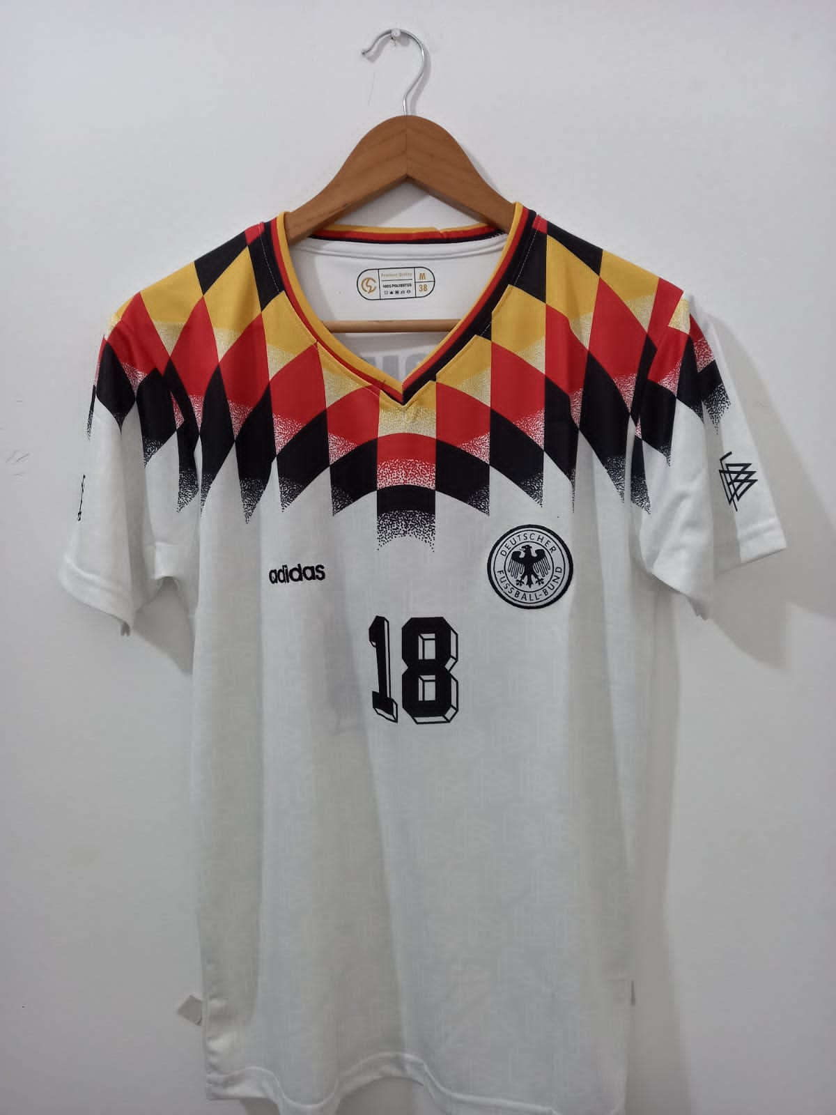 Germany 1994 Home Embroidery - Half sleeve