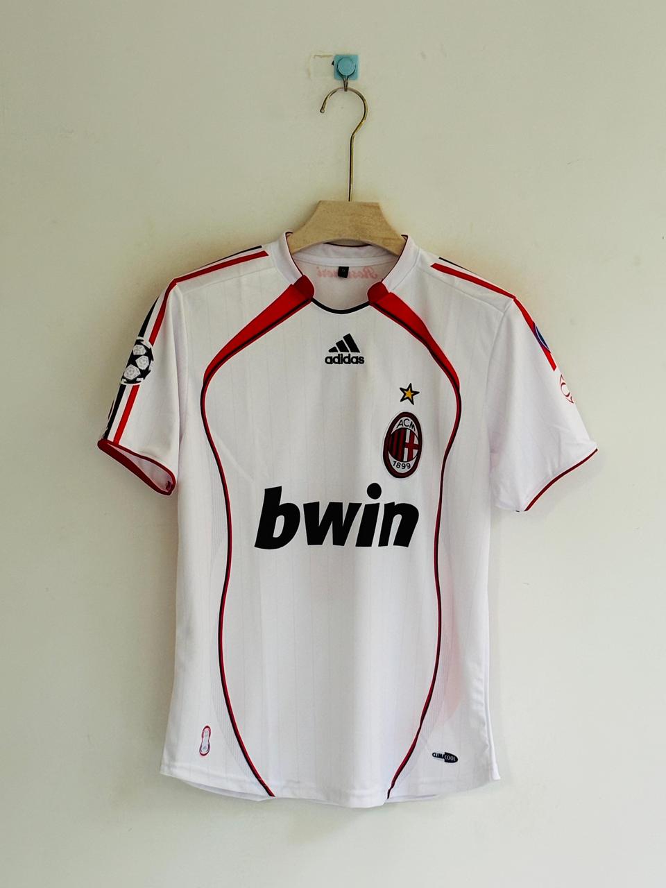 AC MILAN MALDINI 2006-07 AWAY HALF SLEEVE JERSEY sublimation