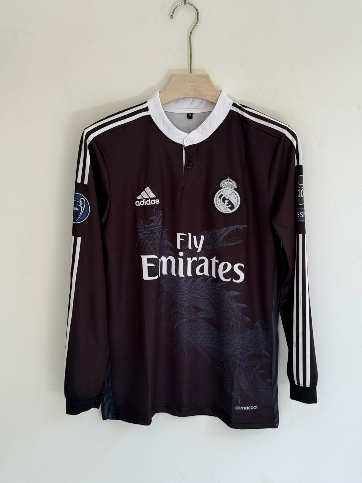 Real Madrid 2014-15 Third Ronaldo Long Sleeve — Sublimation