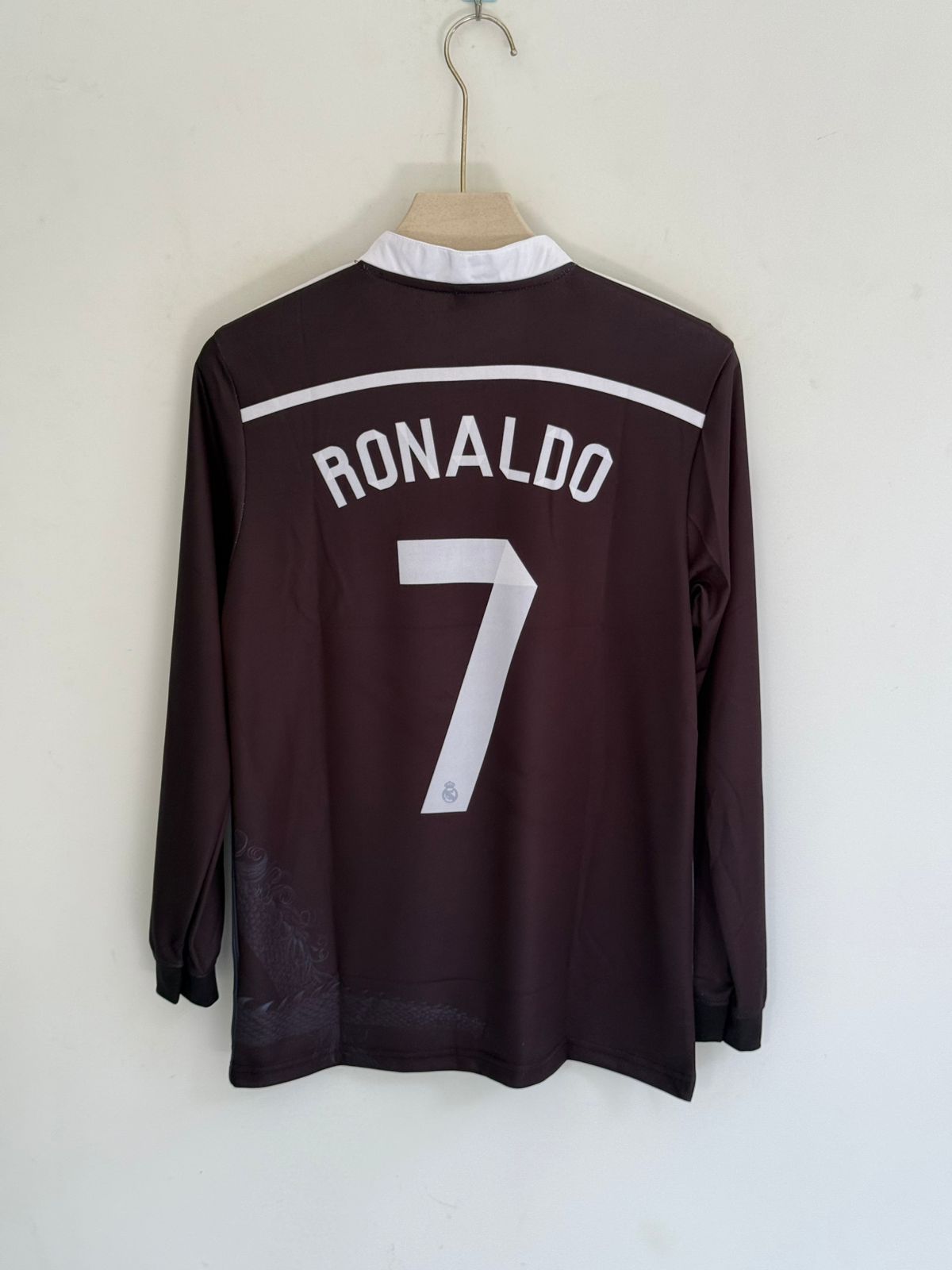 Real Madrid 2014-15 Third Ronaldo Long Sleeve — Sublimation