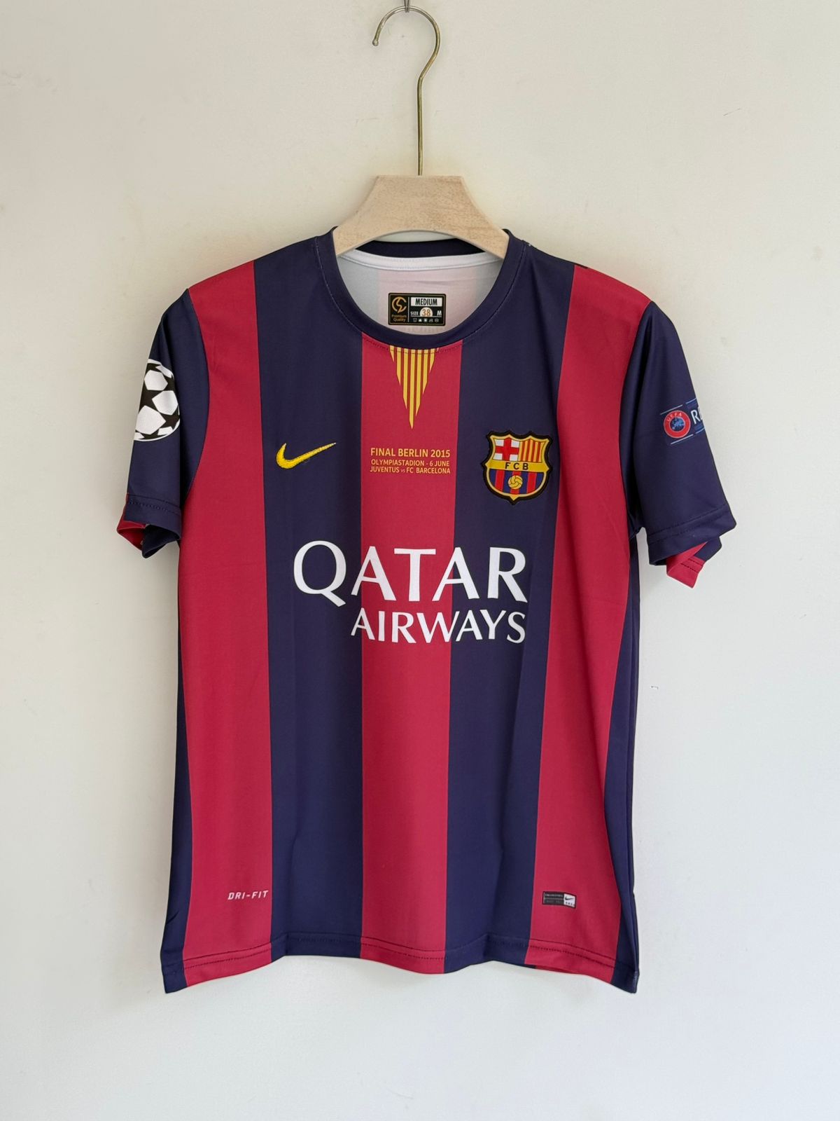 FC Barcelona 2015-16 Neymar Retro Embroidery