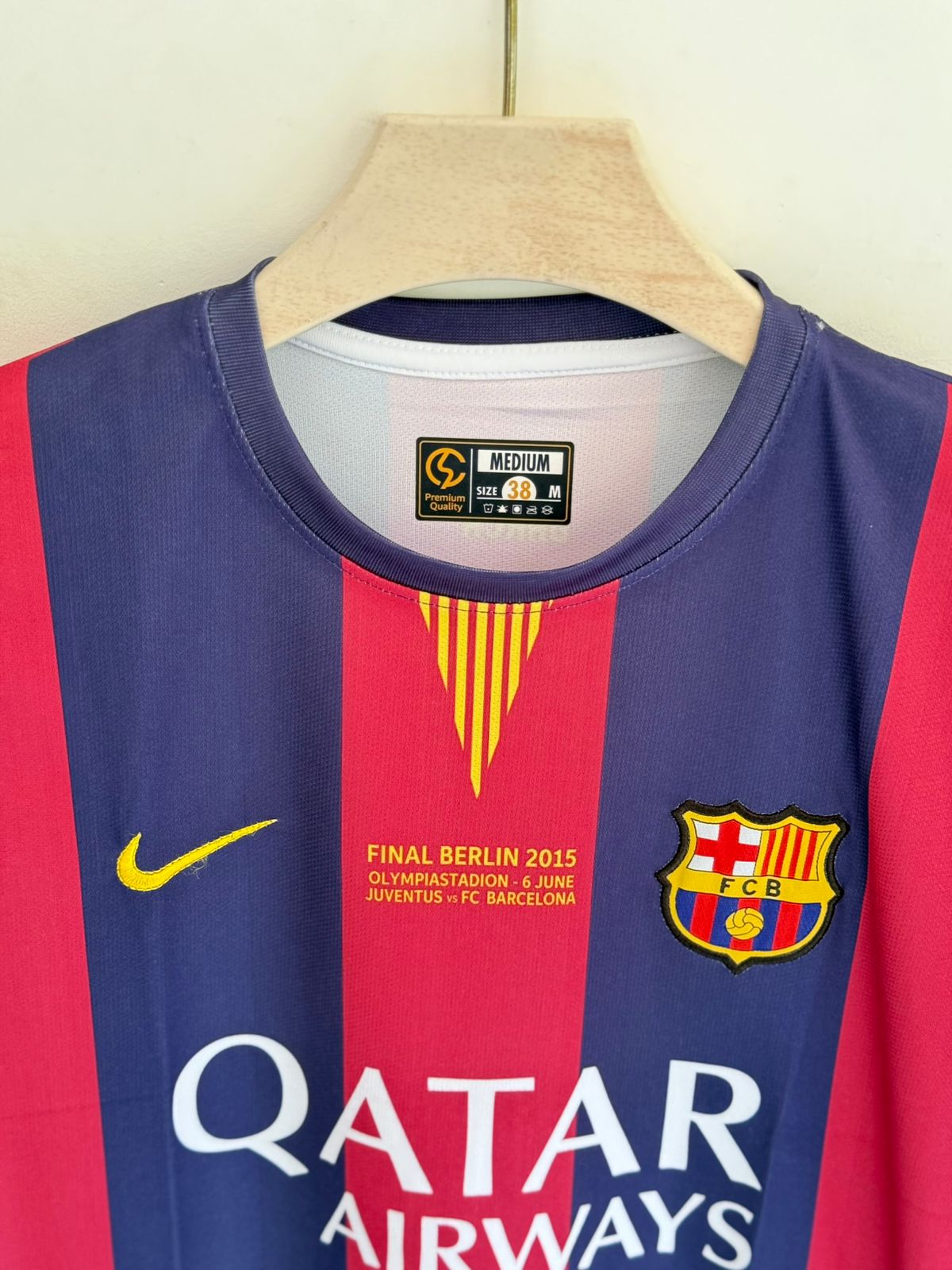 FC Barcelona 2015-16 Neymar Retro Embroidery