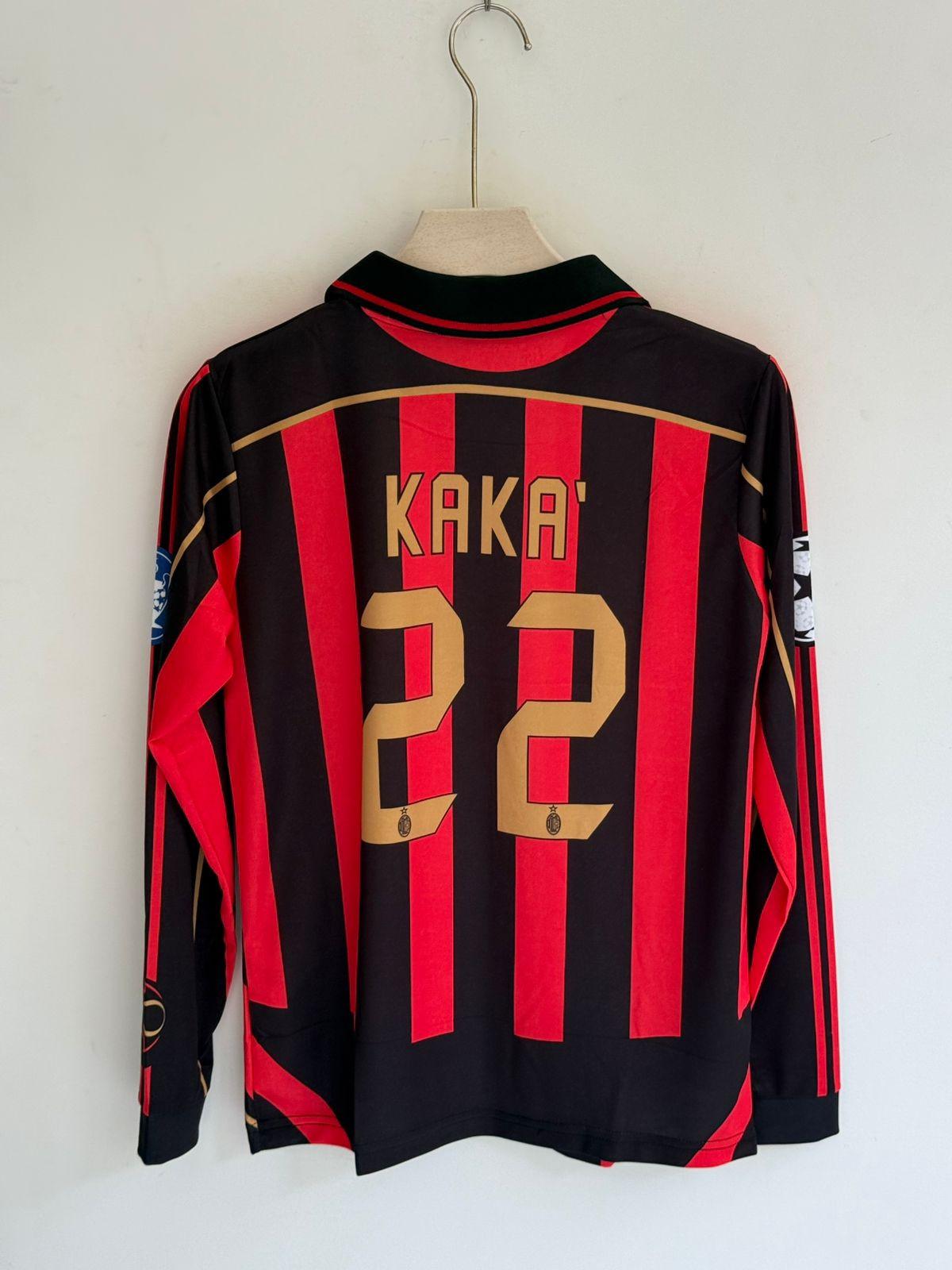 AC Milan 2006-07 Home Full Sleeve Embroidery KAKA[[[A086]]](("FSCLE")) - Jerseywala.in