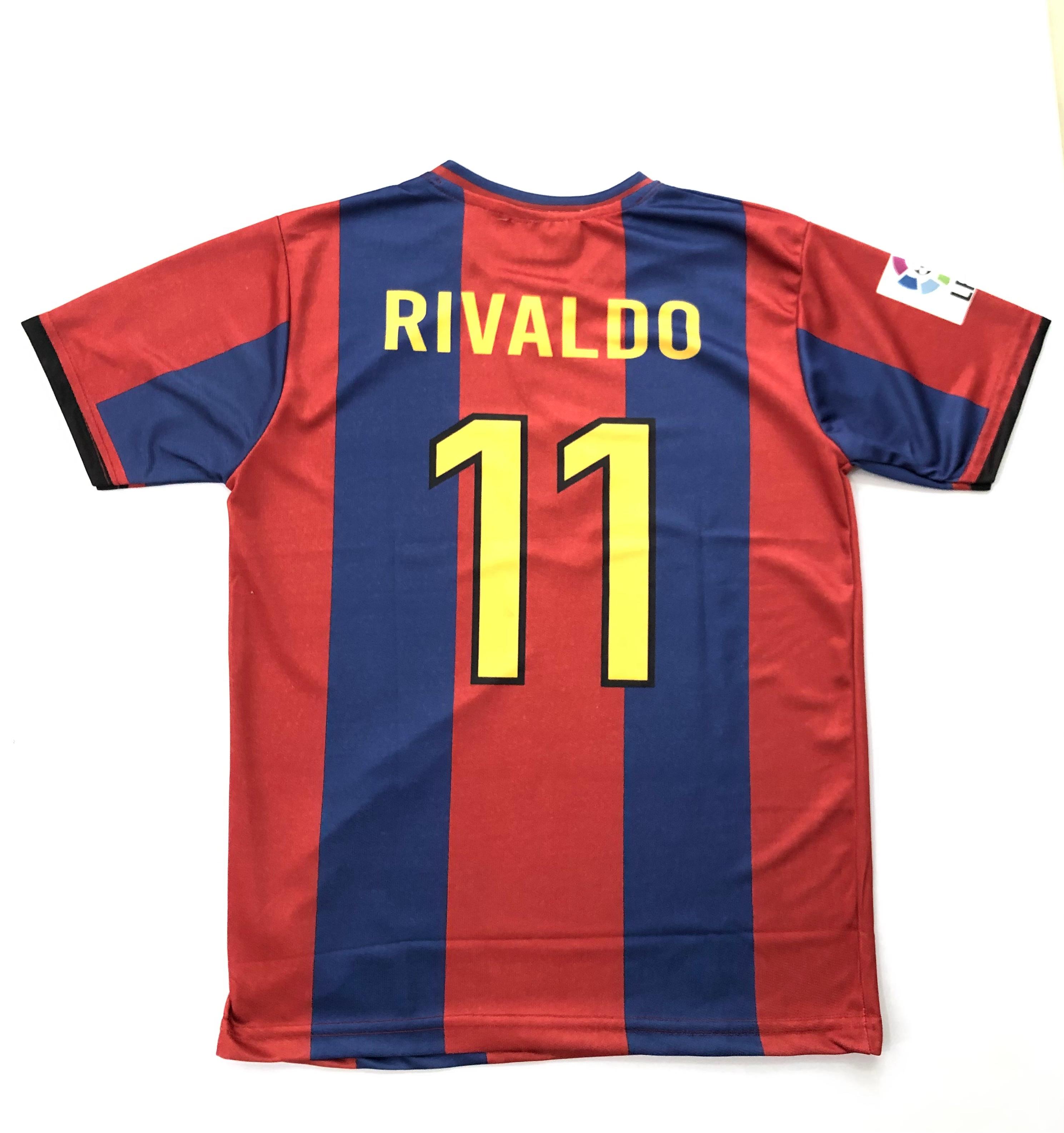 FC Barcelona Rivaldo Embroidery — PREMIUM QUALITY