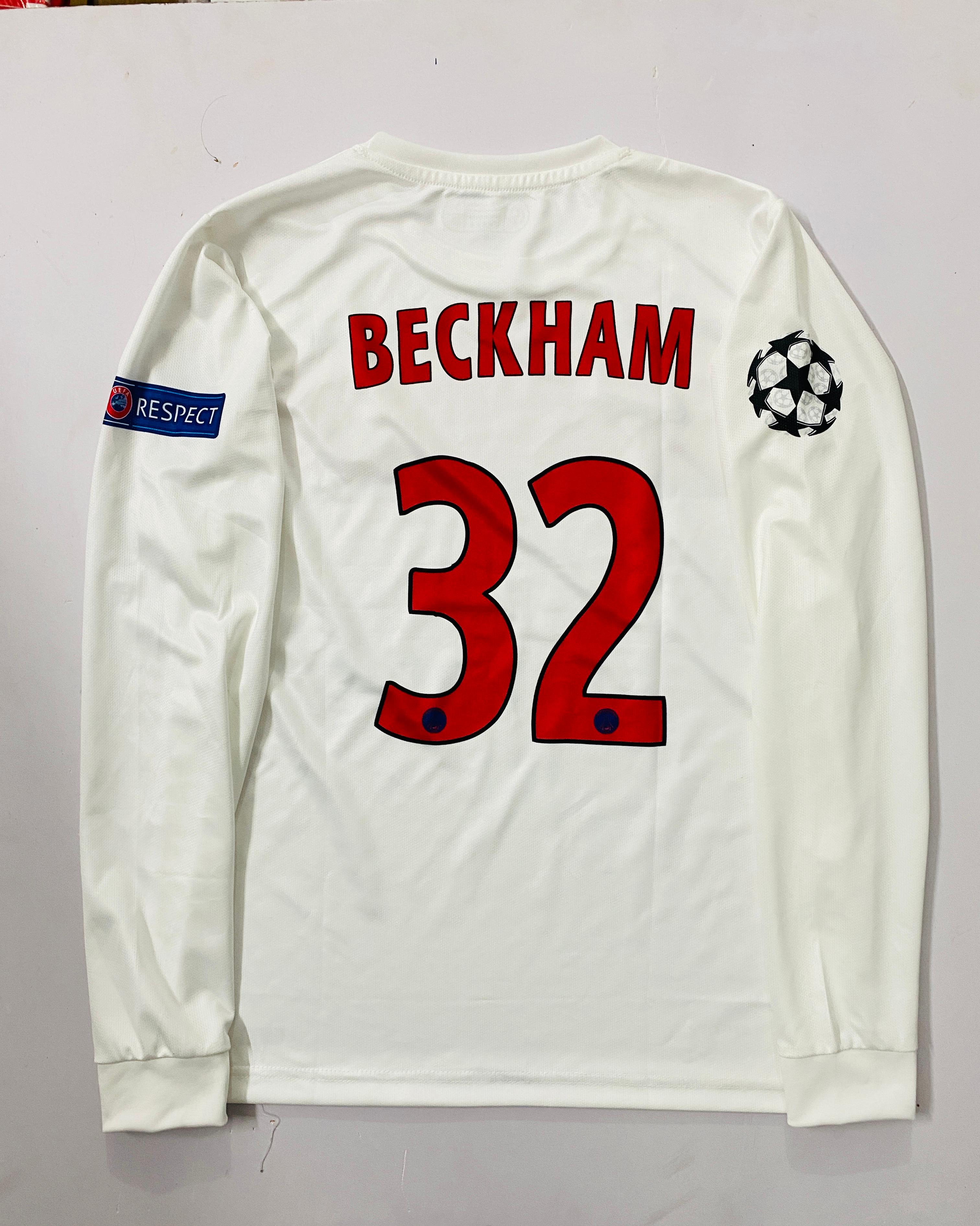 PSG 2012-2013 Away Beckham - Full and Embroidery