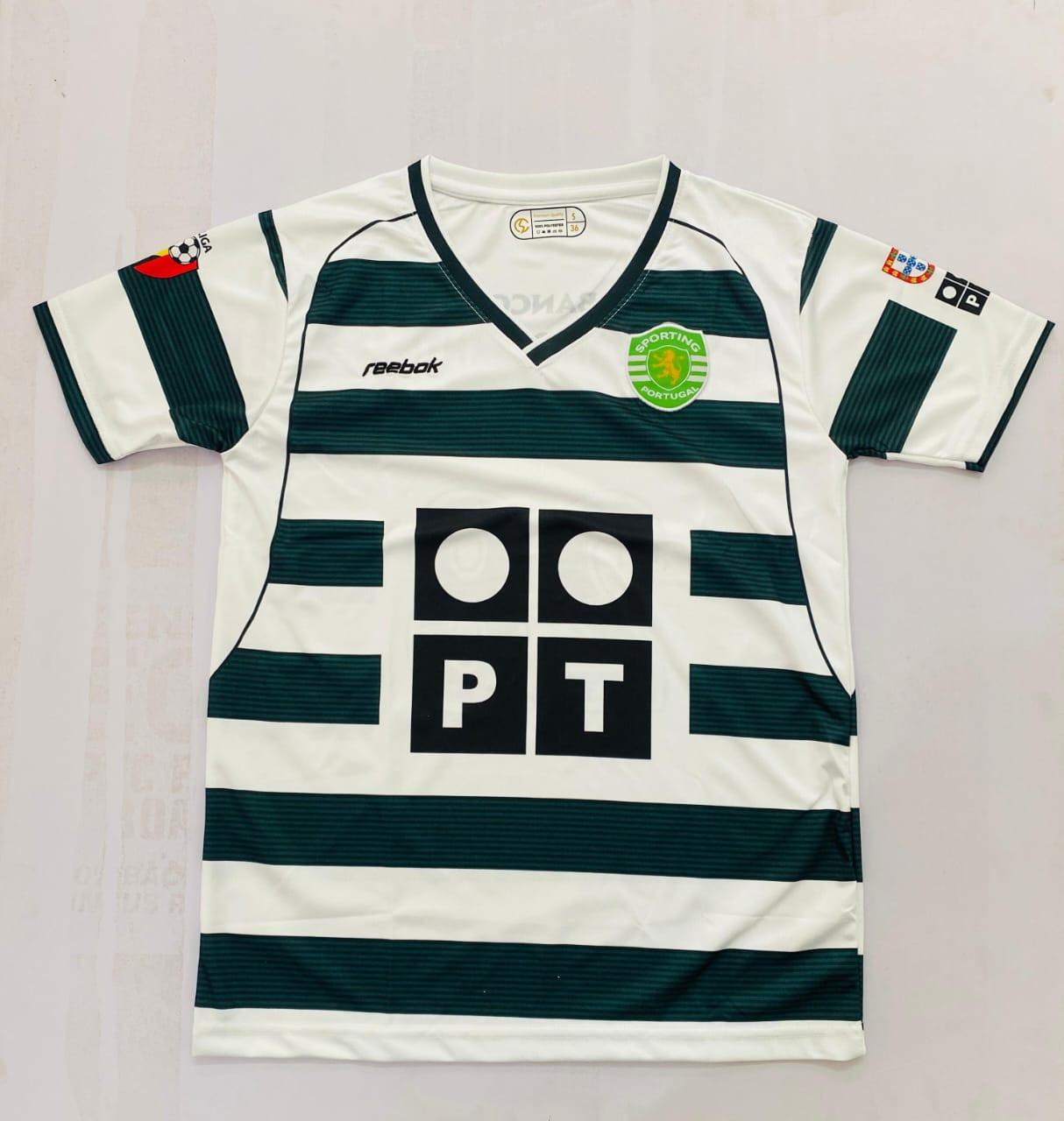 Sporting CP 2001-02 Home Jersey - Half and Embroidery PREMIUM QUALITY[[[A057]]] (("HSVNE")) - Jerseywala.in