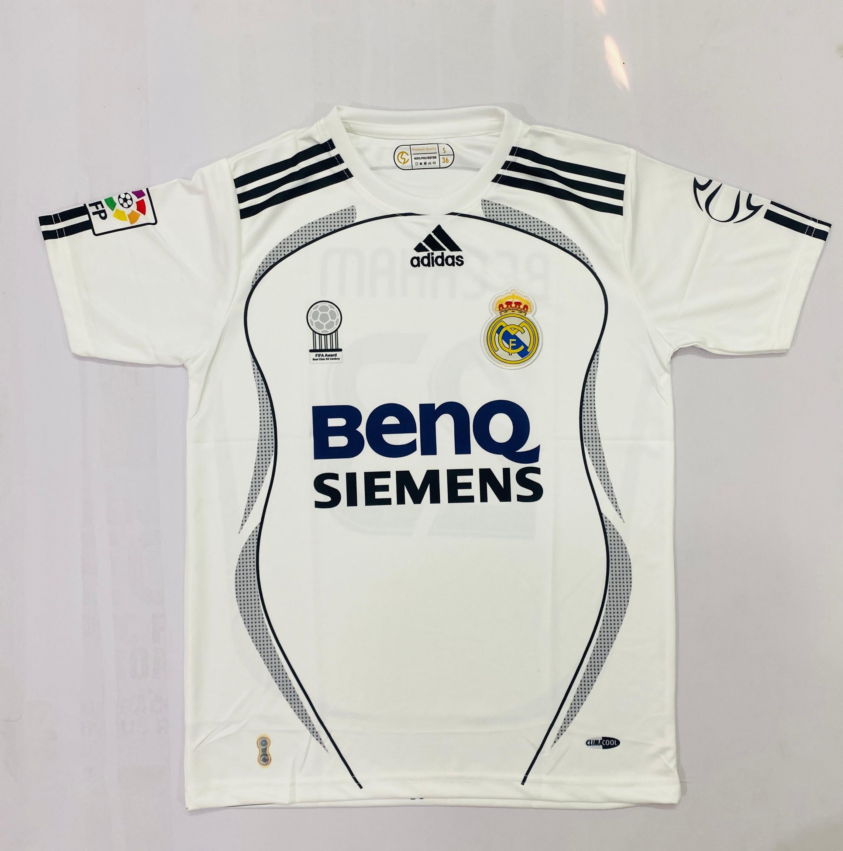 JW OG Madrid 2006-07 Beckham - Half and Embroidery PREMIUM QUALITY(("HS RN EMBROIDERY")) - Jerseywala.in