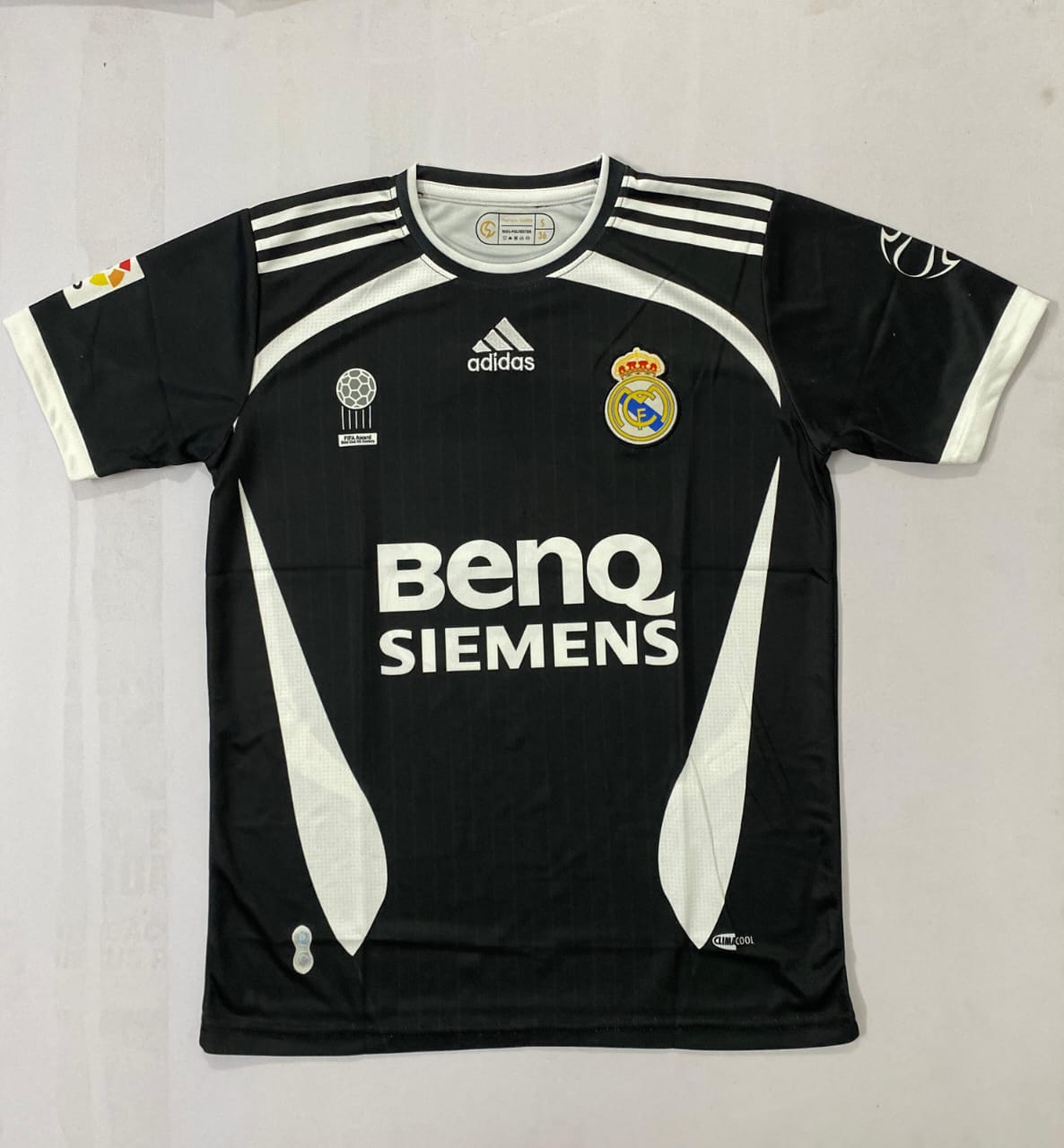 Real Madrid 2006-07 Away Beckham - Half and Embroidery PREMIUM QUALITY