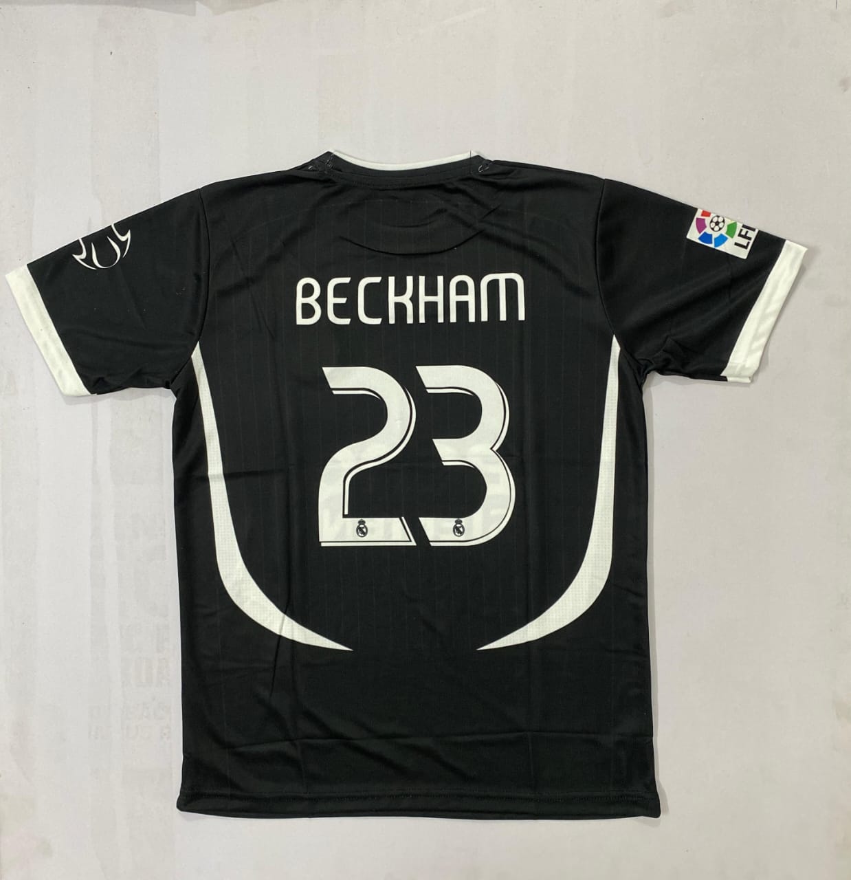 Real Madrid 2006-07 Away Beckham - Half and Embroidery PREMIUM QUALITY
