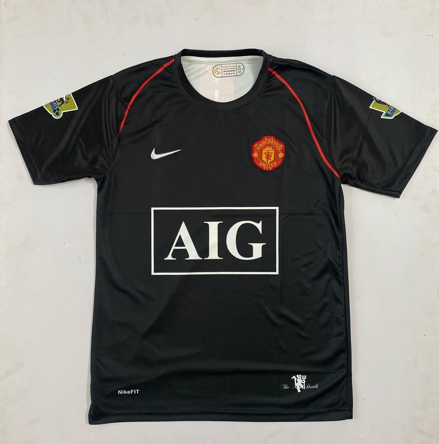 Manchester United 2007-08 Away Ronaldo - Half Embroidery[[[A102]]](("HSRNE")) - Jerseywala.in