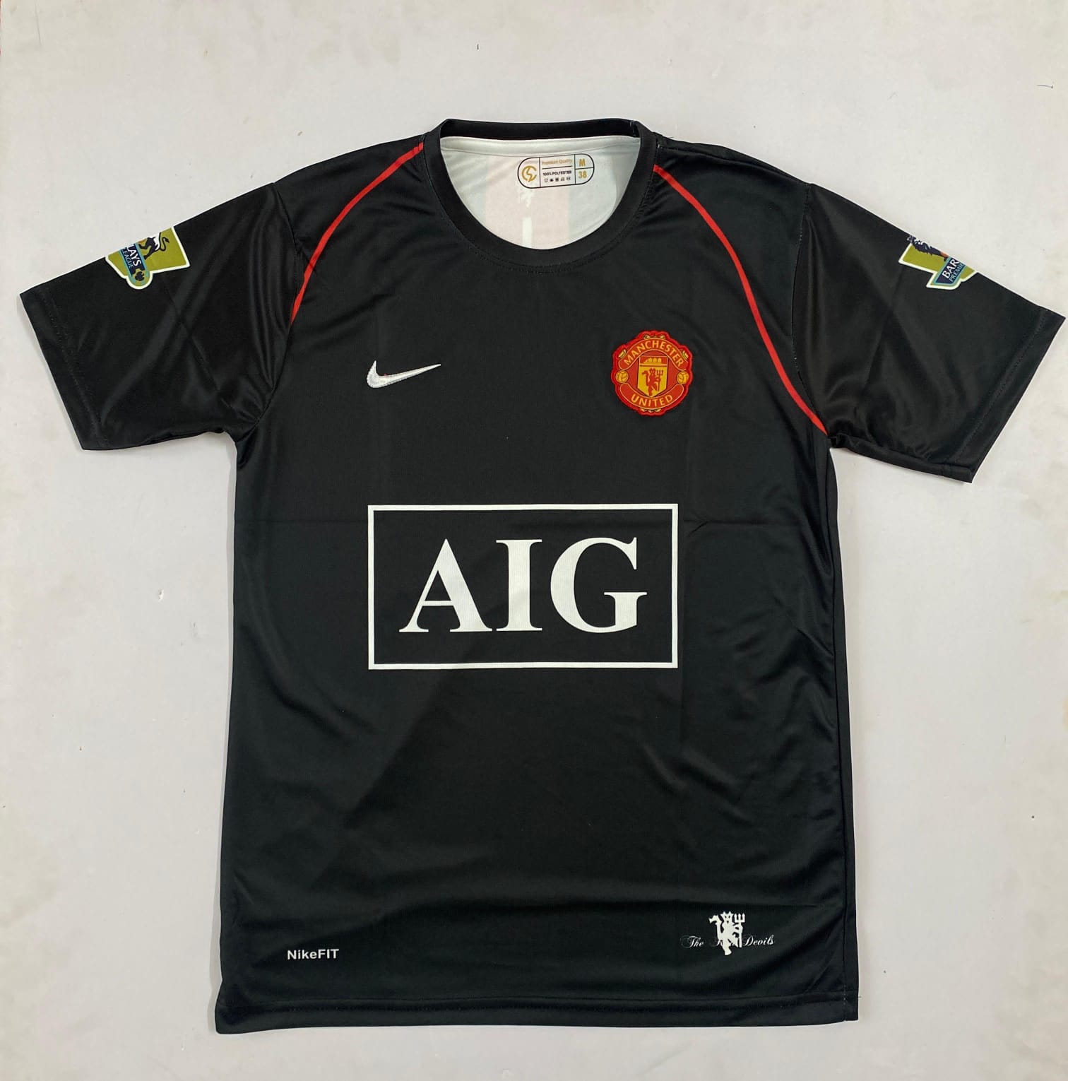 Manchester United 2007-08 Away Ronaldo - Half and Embroidery
