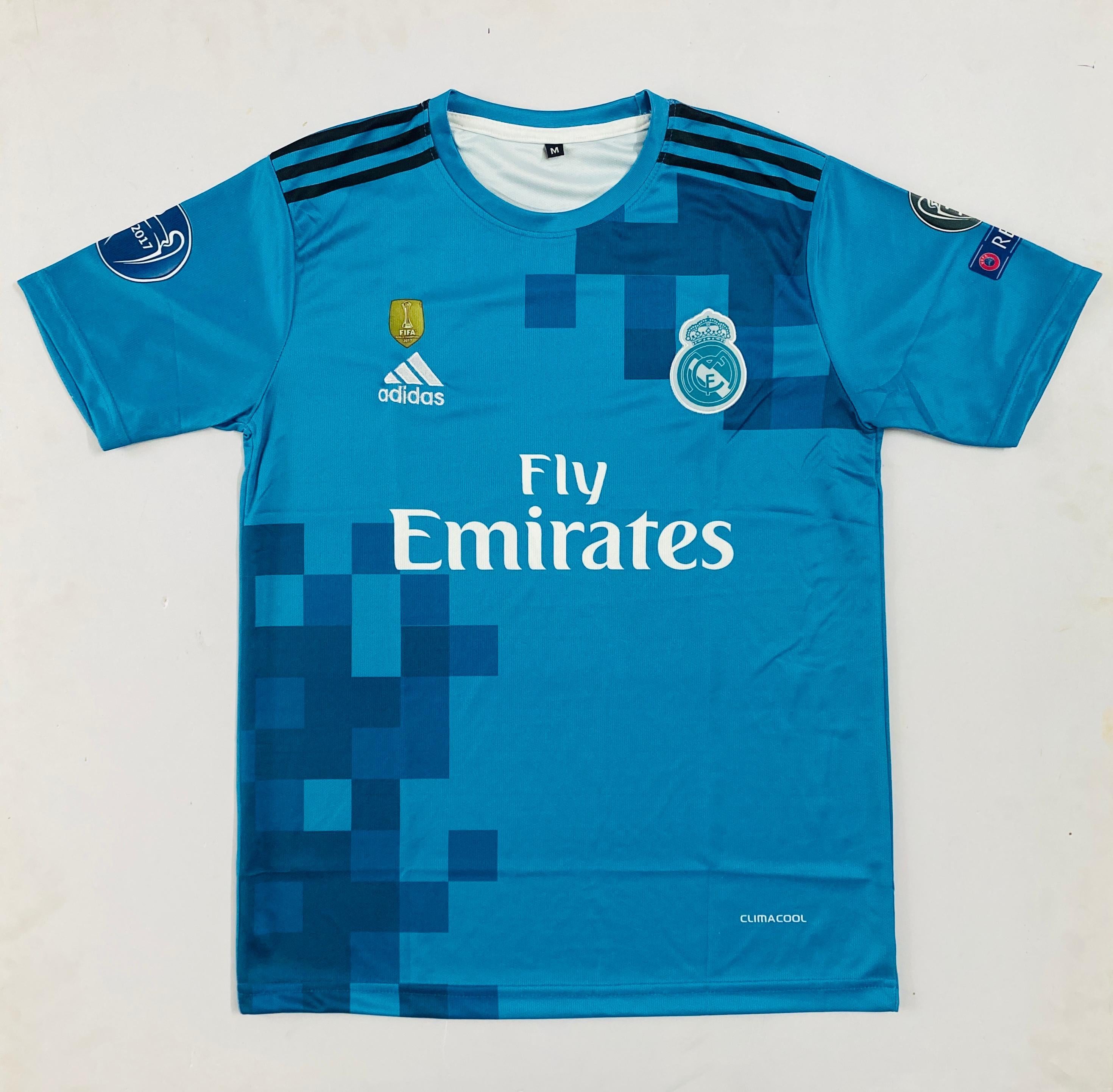 Real Madrid 2017-18 Third Ronaldo - Half and Embroider PREMIUM[[[A075]]](("HSRNE")) - Jerseywala.in