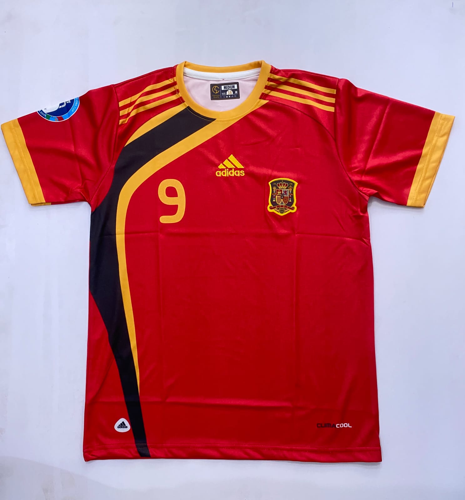 Spain 2009-10 Home Torres - Half and Embroidery