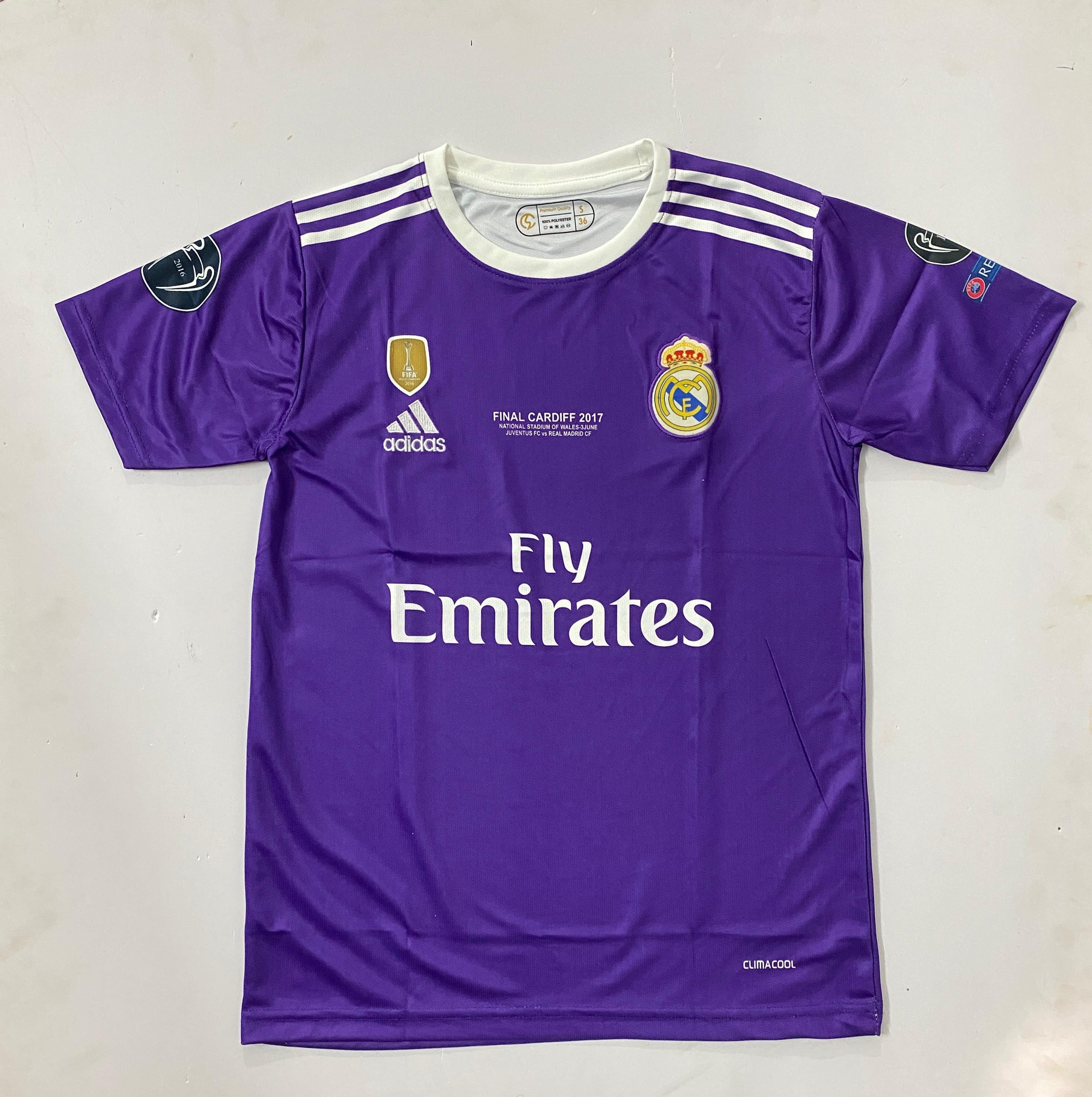 Real Madrid 2016-17 Away Ronaldo - Half and Embroidery[[[A103]]](("HSRNE")) - Jerseywala.in