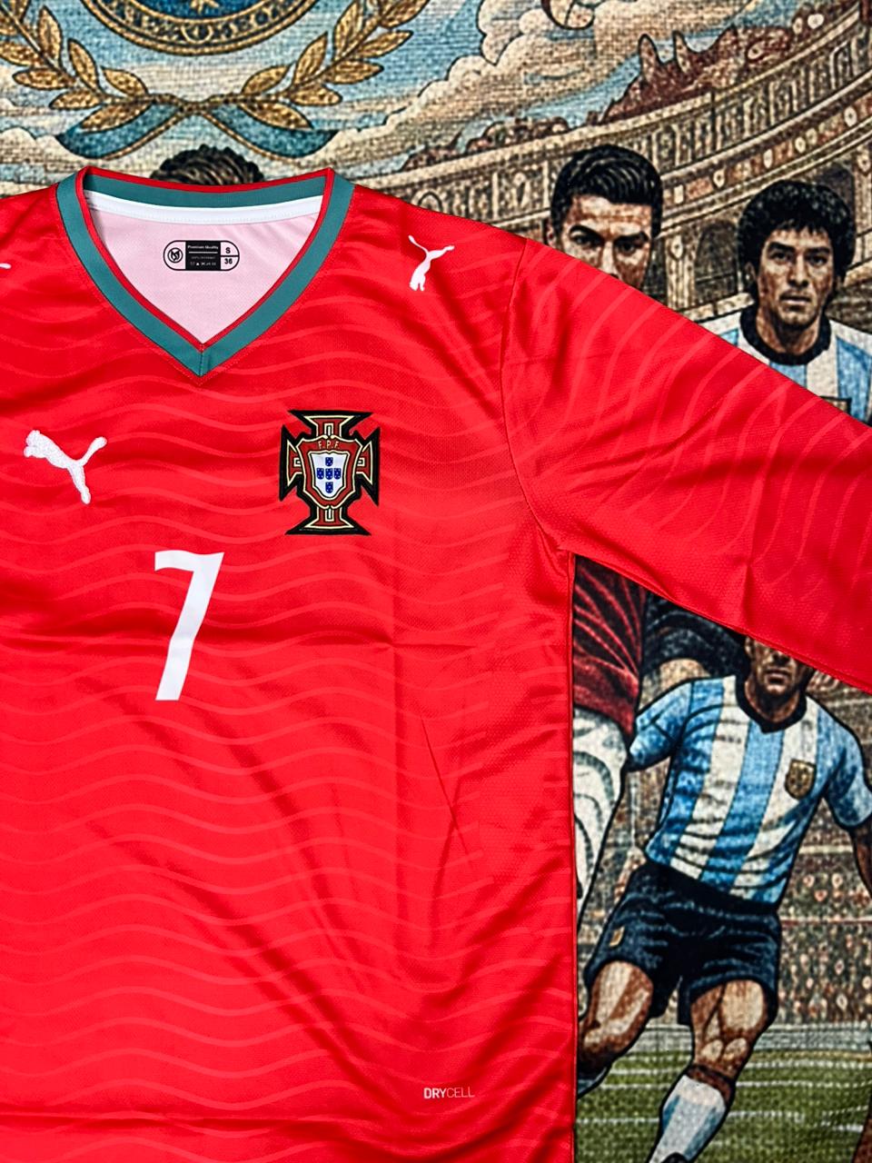Portugal 2026 worldcup home kit RONALDO  FULL SLEEVE