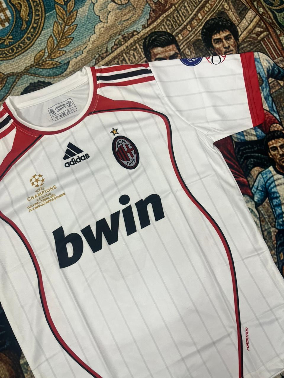 AC MILAN MALDINI 2006-07 AWAY HALF SLEEVE