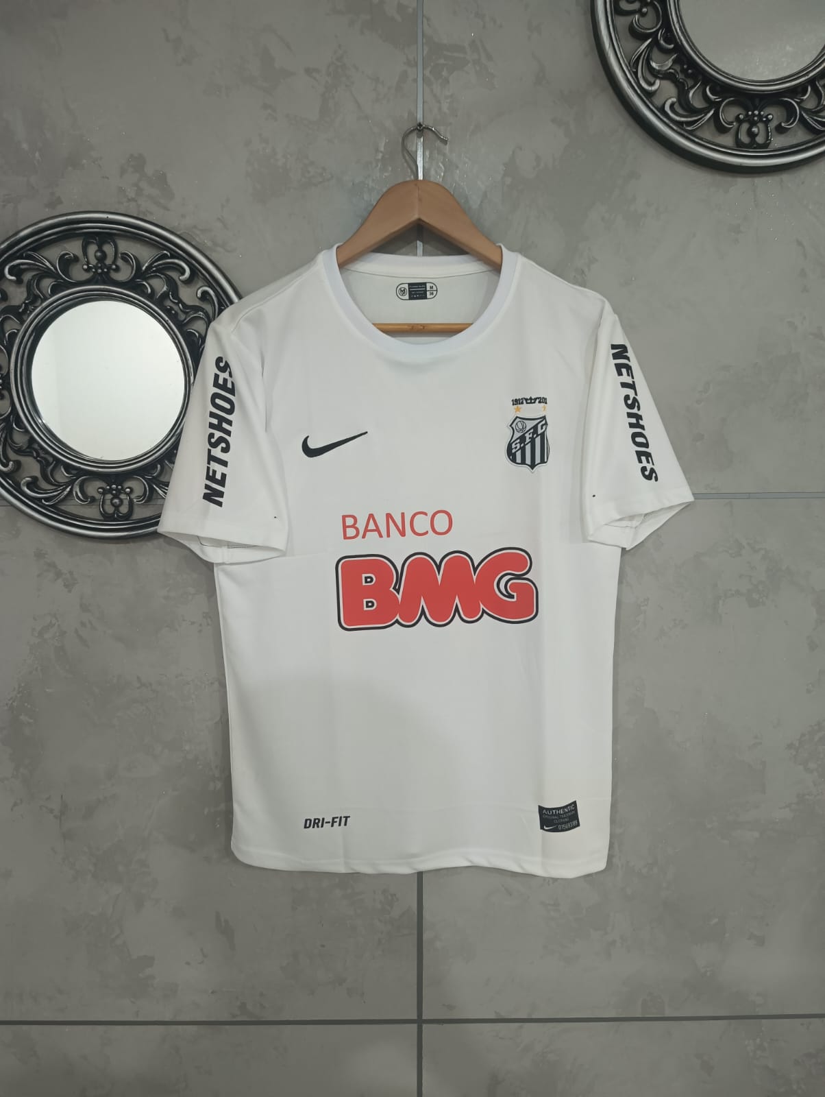 Santos 2012 home half sleeve (((M1)))[["HS RN EMBROIDERY"]]
