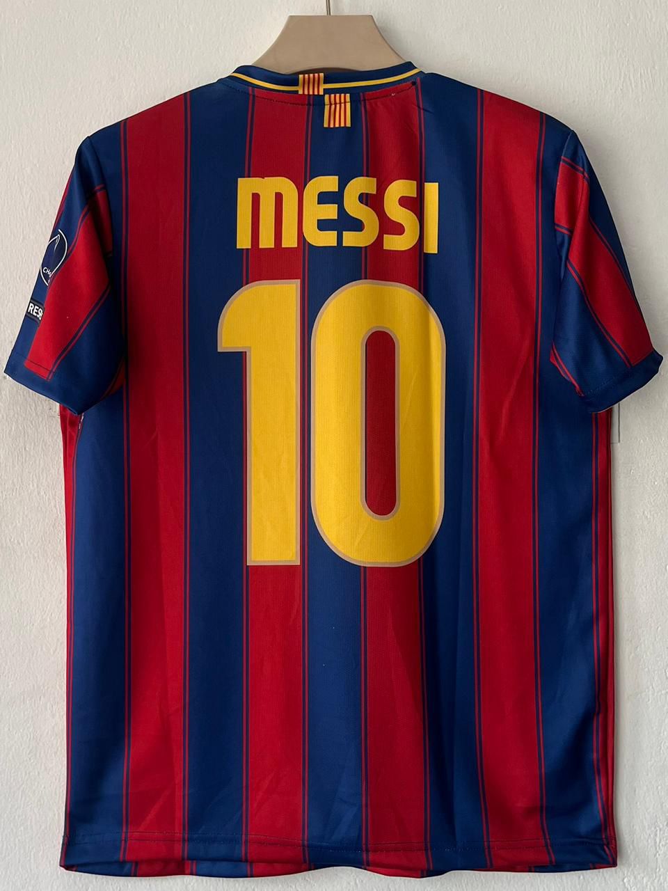 BARCELONA 2009-10 HOME KIT MESSI EMBROIDERY [[[DR003]]]((HS RN SUB))