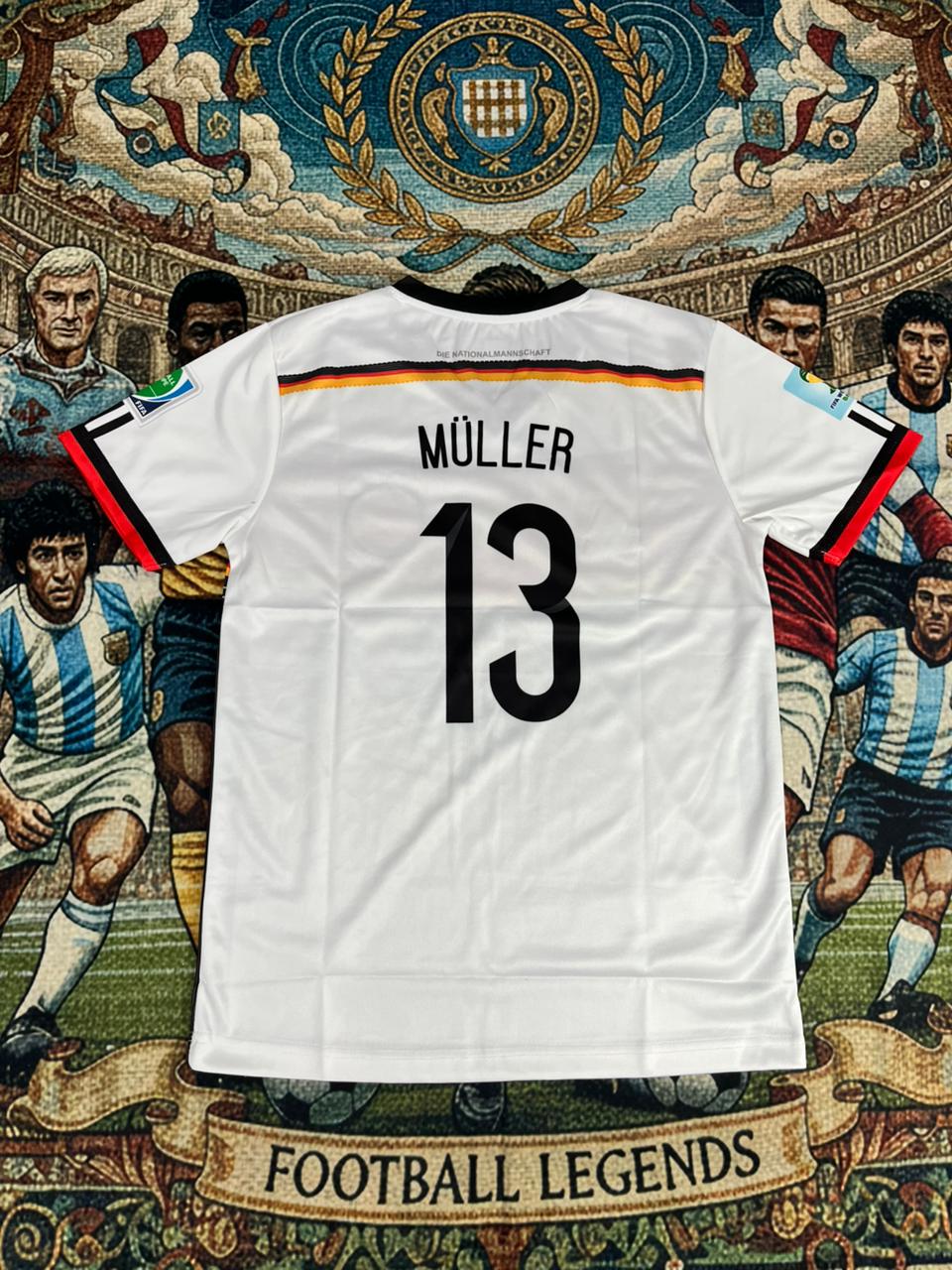 Germany 2014 Home Jersey MULLER