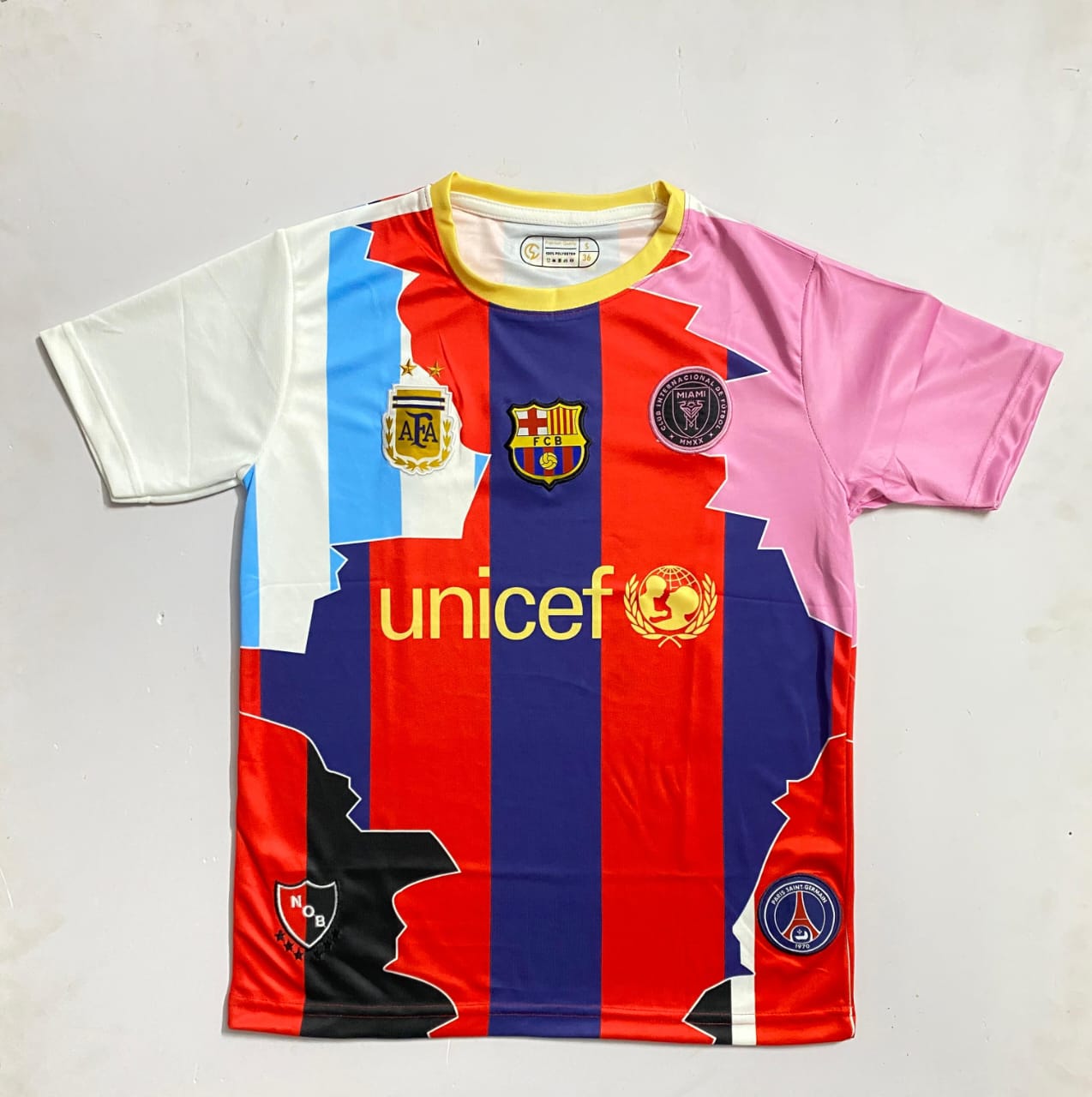 Messi Career Jersey Ultimate Special Edition Premium Quality Embroidery Logo[[[A052]]] (("HS RN EMBROIDERY"))