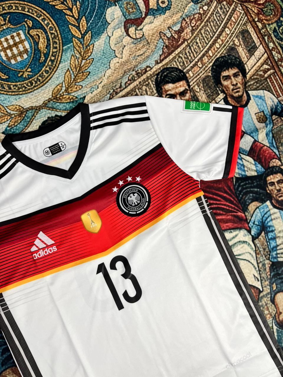 Germany 2014 Home Jersey MULLER