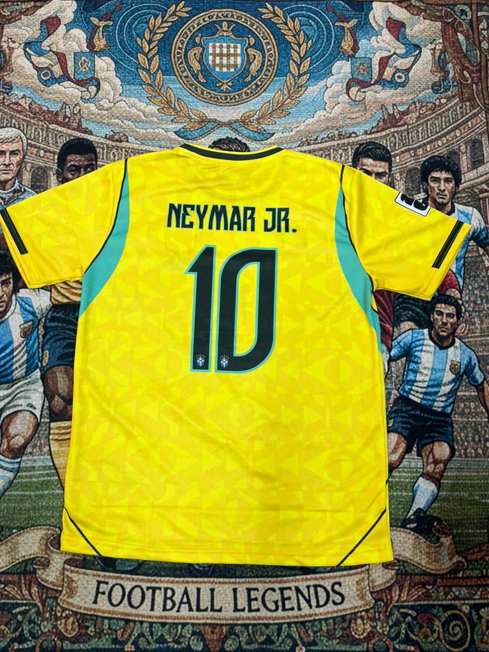 BRAZIL 2026 WORLD CUP NEYMAR HOME KIT HALF SLEEVE