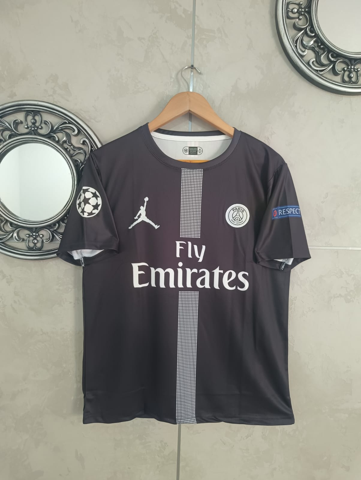 PSG 2018/19 THIRD RETRO NEYMAR HALF SLEEVES EMBROIDERY [[[A056]]](("HS RN EMBROIDERY"))