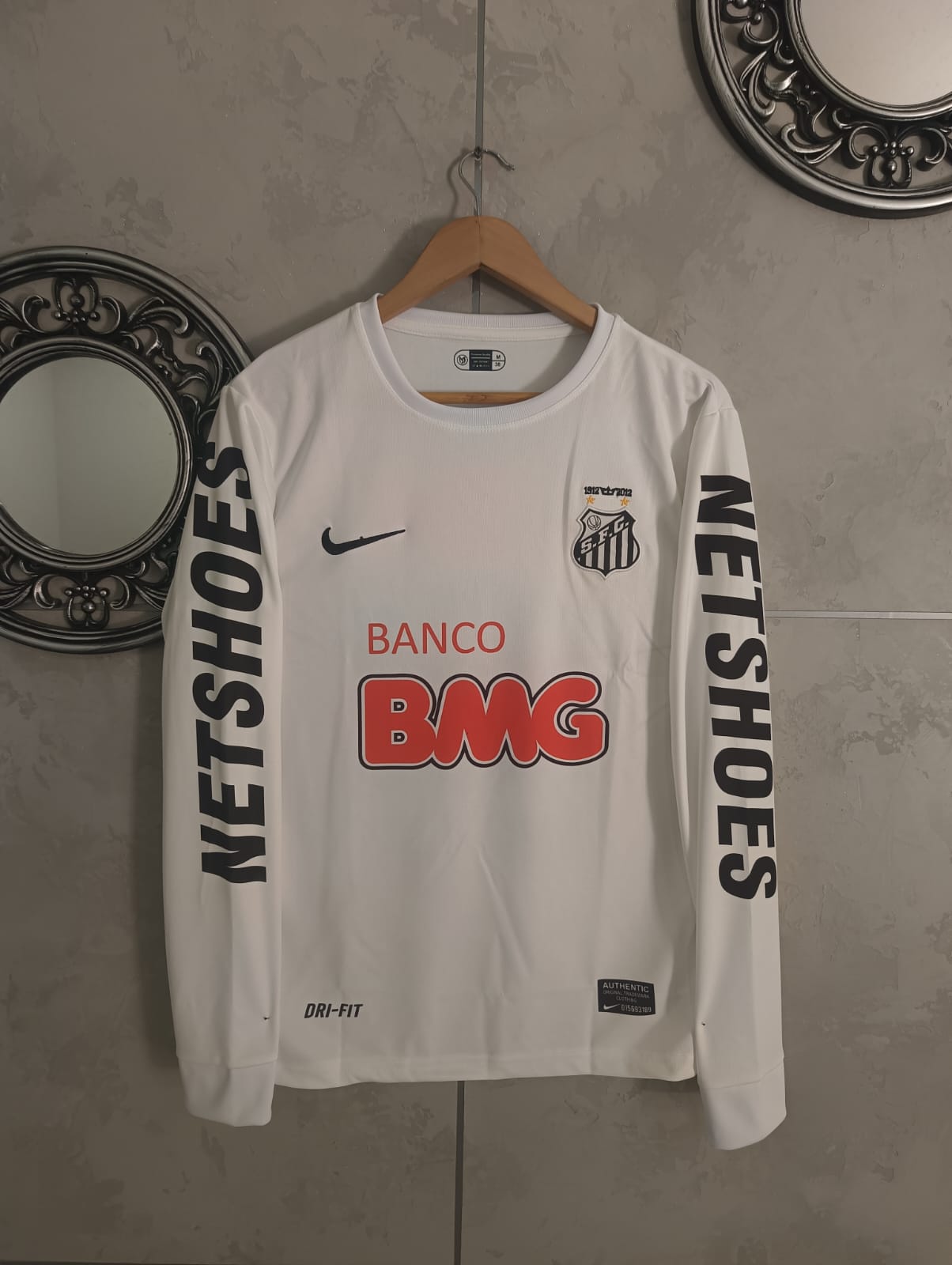 Santos 2012 home full sleeve (((A007)))[["FS RN EMBROIDERY"]]