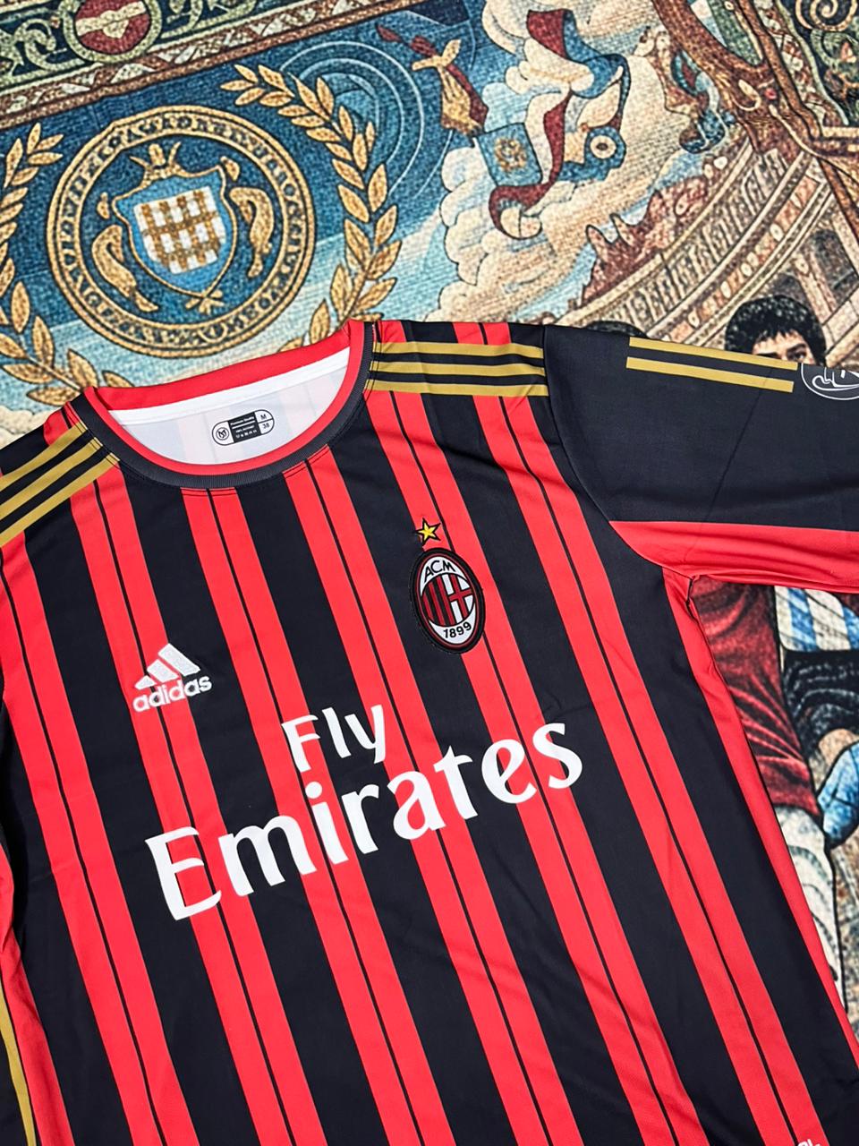ACMILAN 2013-14 HOME RETRO FULL SLEEVE KAKA