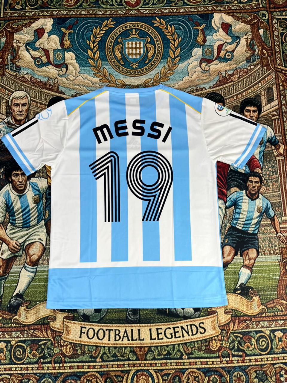 Argentina 2006 World Cup home jersey Half sleeve 