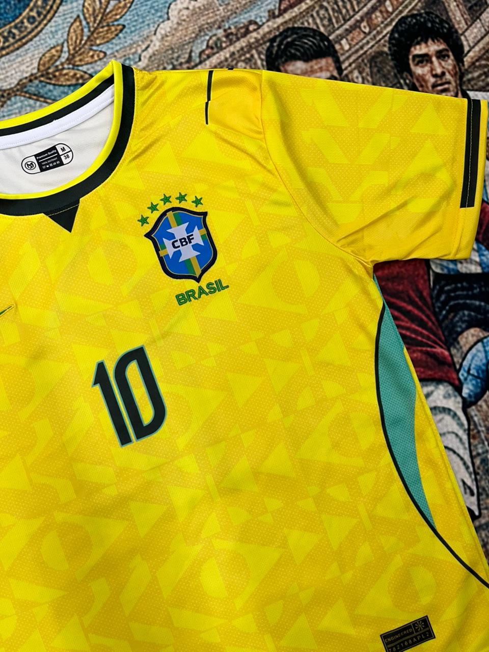 BRAZIL 2026 WORLD CUP NEYMAR HOME KIT HALF SLEEVE