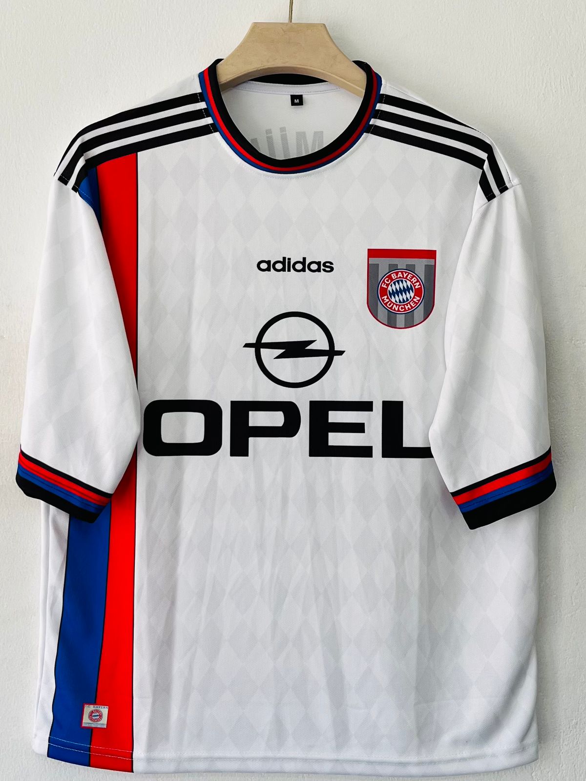 Bayern Munich 1996-98 Away Retro [[[DR020]]]((FIVE SLEEVES SUB))