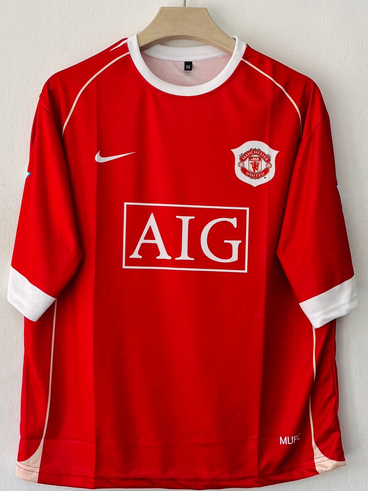 MAN UNITED 06/07 HOME KIT RONALDO [[[DR006]]]((FIVE SLEEVES SUB))