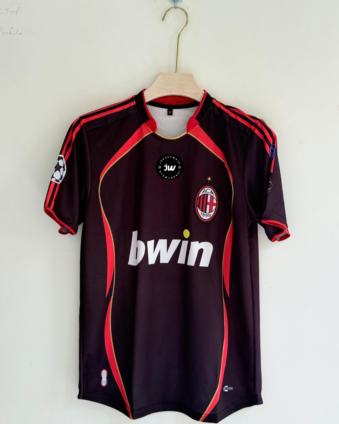 AC MILAN RONALDO 2006-07 HOME HALF SLEEVE JERSEY SUBLIMATION