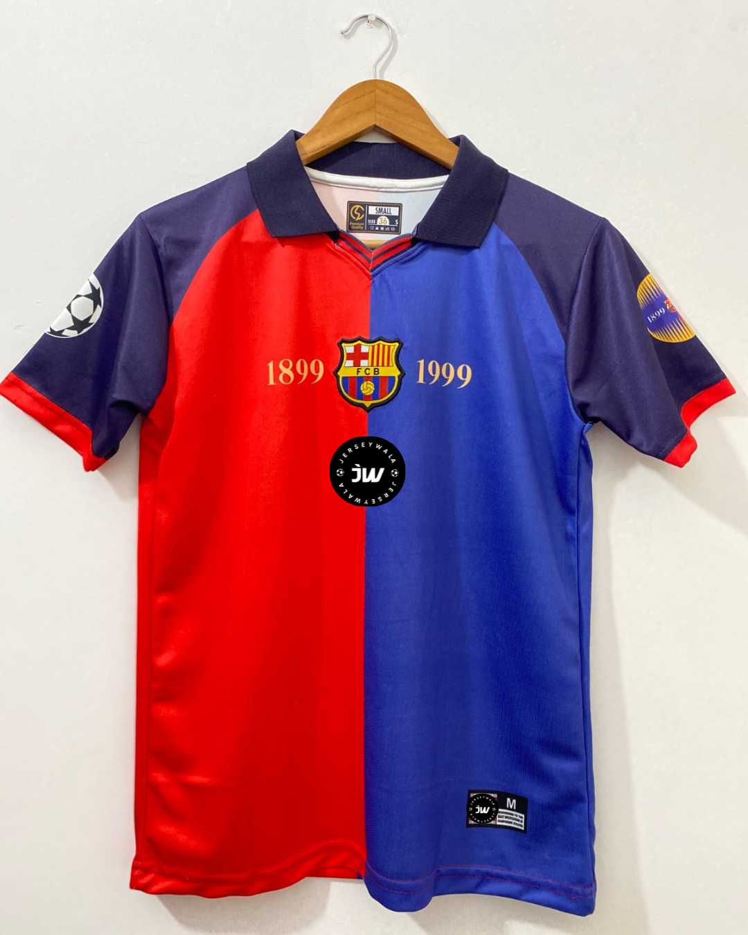 FC Barcelona 1999-2000 Puyol half sleeve Sublimation